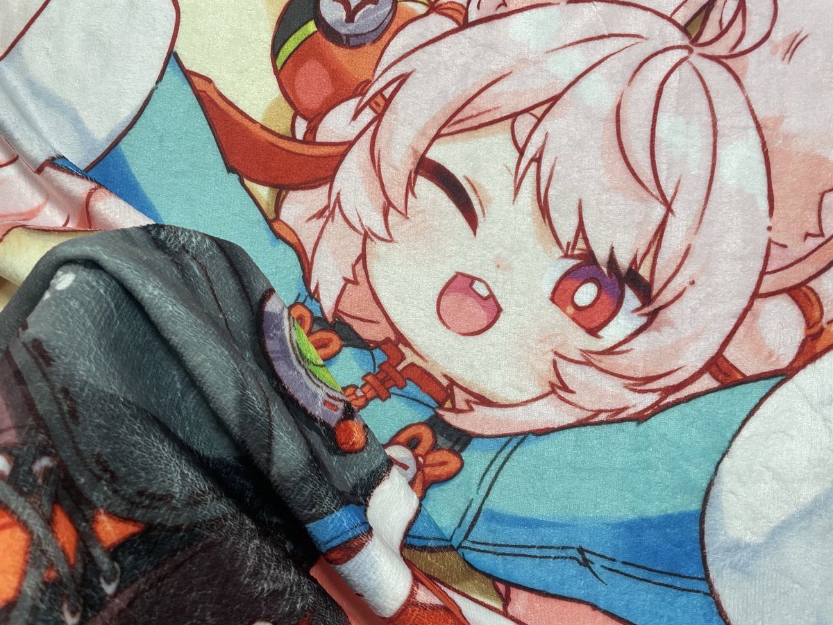 ザオちゃんもふもふだから…
つくっちゃった…ブランケット🥹✨ 