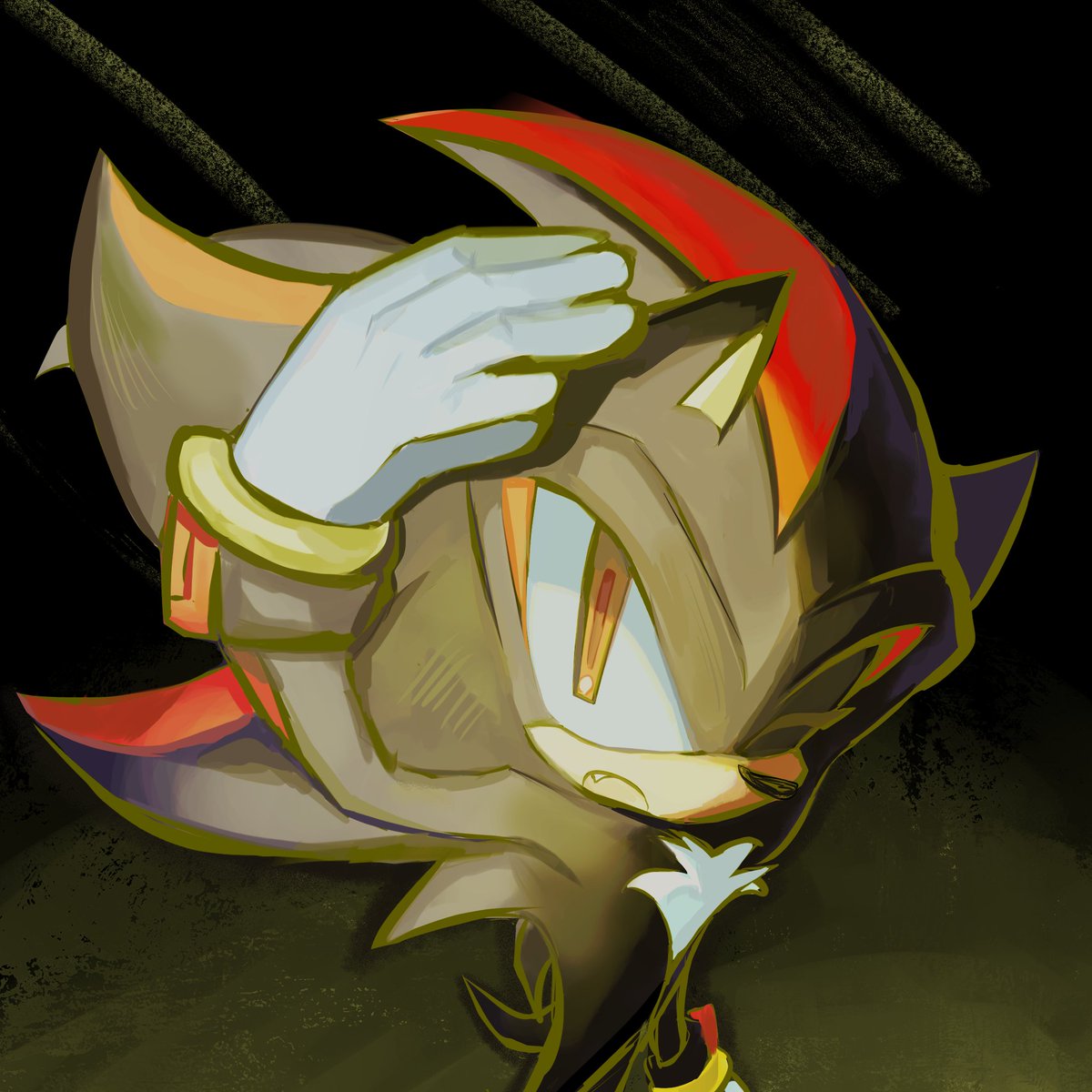 Yunnie236's tweet image. The light, and its shadow #shadowthehedgehog #mariarobotnik