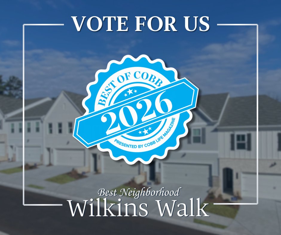 Wilkins Walk in Mableton is nominated for Best Neighborhood in Best of Cobb 2026. Vote daily through Jan. 7 and help spotlight this standout townhome community. mdjonline.com/cobblife/besto…
 #BestofCobb #MabletonGA
