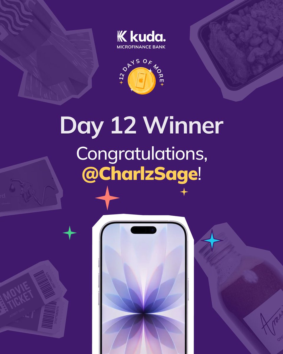 joinkuda's tweet photo. Thanks to everyone who participated in #kuda12daysofmore.
The giveaway is over but our love for you never ends. 💜 https://t.co/VoAcHOkCIx