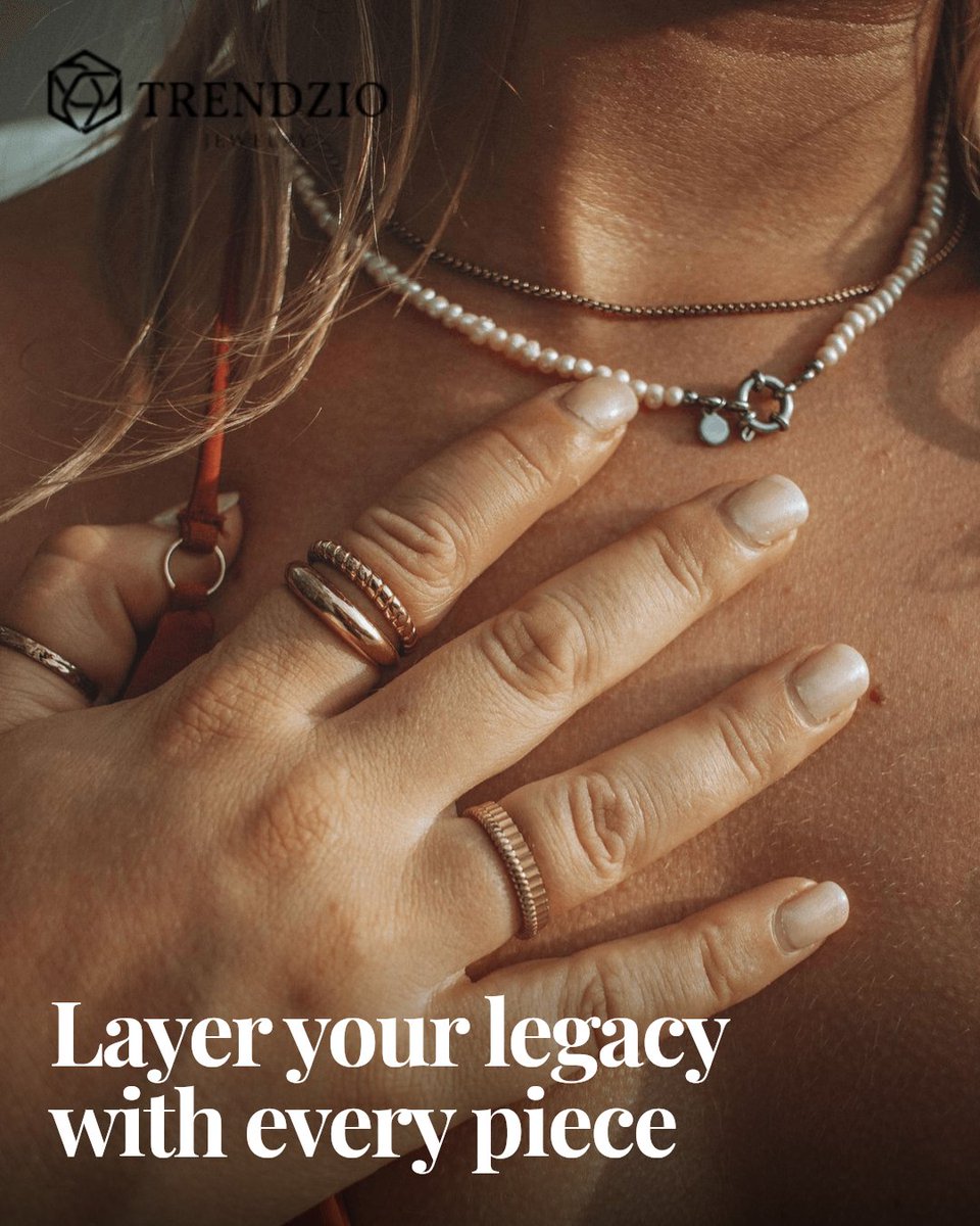trendziostore's tweet photo. 3 ways to style heritage jewelry: Layer meaningful necklaces, mix signature rings &amp; bracelets, add engraved pins to blazers. Celebrate your legacy daily. Free shipping over $80. https://t.co/wOsTjPQl7M