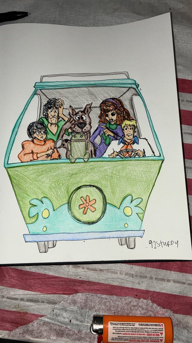 92sturdy's tweet photo. “And I would have gotten away with it too, if it weren’t for you meddling kids and your dog” 😆😁🐾 SCOOBY-DOO #ARTIST #COMPLETION #scoobydoo #CHARACTERART #FYPAGE #92sturdy https://t.co/EWZUCOUM5n