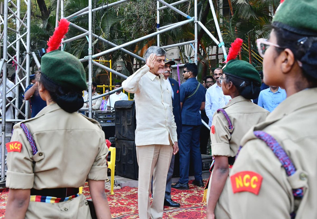 ManagingTrustee's tweet image. It was a pleasure to be part of the Annual Day celebrations of NTR Educational Institutions.

Delighted to witness the talent, discipline, and enthusiasm of our students, and deeply encouraged by the inspiring address of Hon’ble Chief Minister Shri @ncbn Garu.

Wishing all our