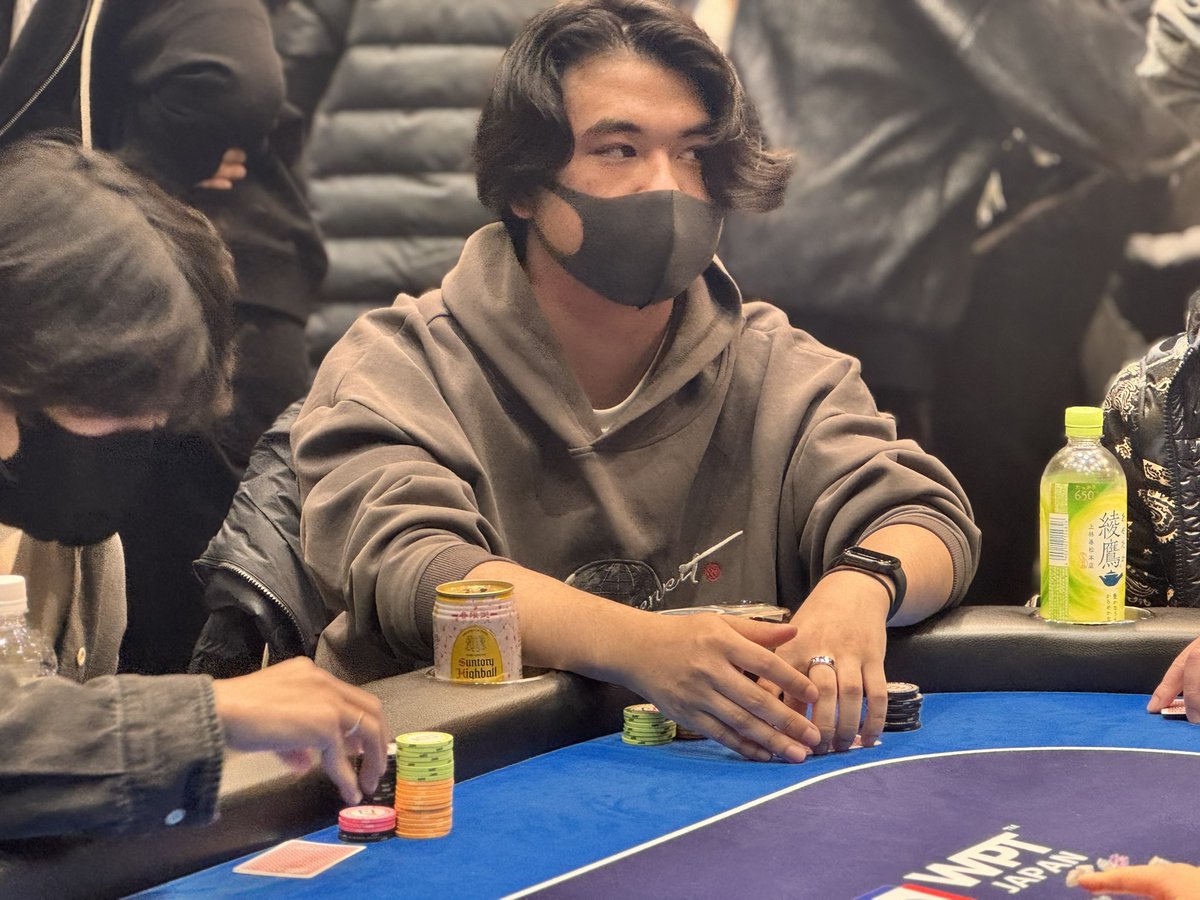 #WPT #タッグ
長男と参加
飲みすぎてレイト後脱落