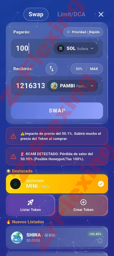 ManelRodriguez_'s tweet photo. 🚨EXCLUSIVA🚨¡Dalas Wallet detecta PAMBI como una ESTAFA!

La wallet de Solana creada por Dalas detecta la memecoin Pambi (también de Dalas) como posible estafa al intentar intercambiarla. 

https://t.co/EVDZpsDJEp https://t.co/BFOWtV6ix9