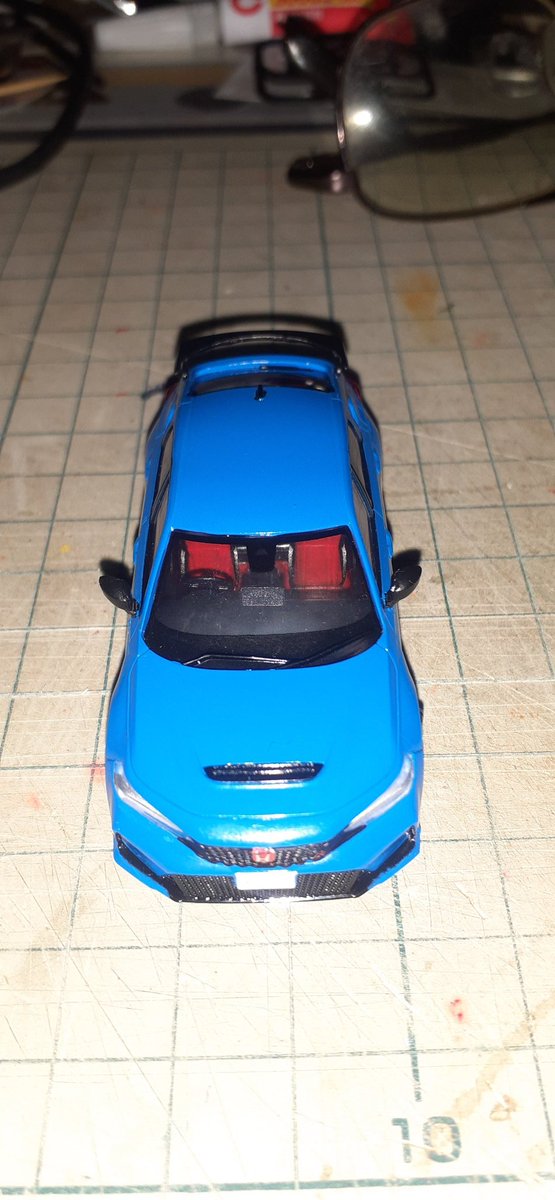 craft_tom's tweet photo. 今年最後のガチャかな？
タカラトミーアーツのワイルドスピードX2から前回出なかったランサーゲットしました😃
もう一台はトイズキャビンさんのシビックタイプR　ノーマルタイプのレーシングブルーパール😄
内装の再現もシート塗り分けとかなかなかですね～☺️ https://t.co/FevV1CLMKF