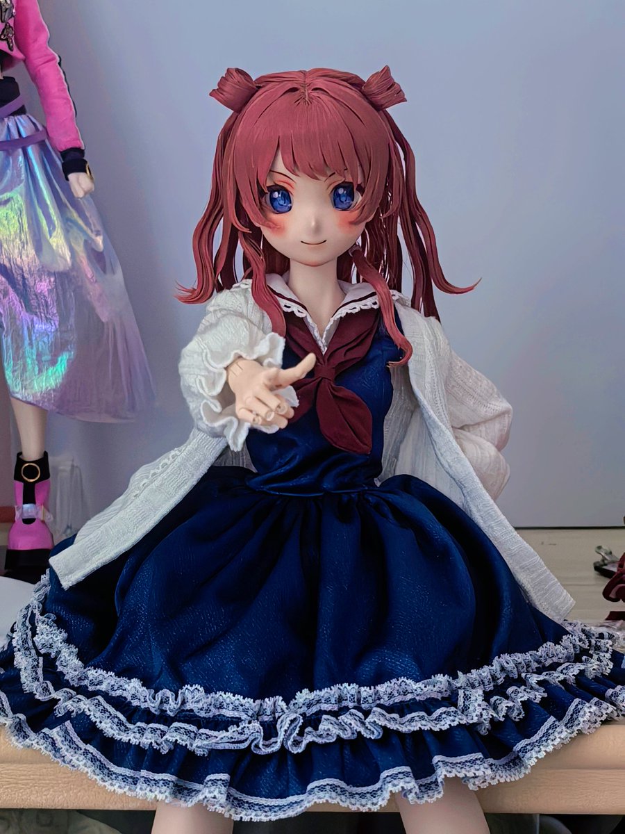 花海咲季のVOLKS公式ドールの磨き上げが完了しました。 現在はまだ前の