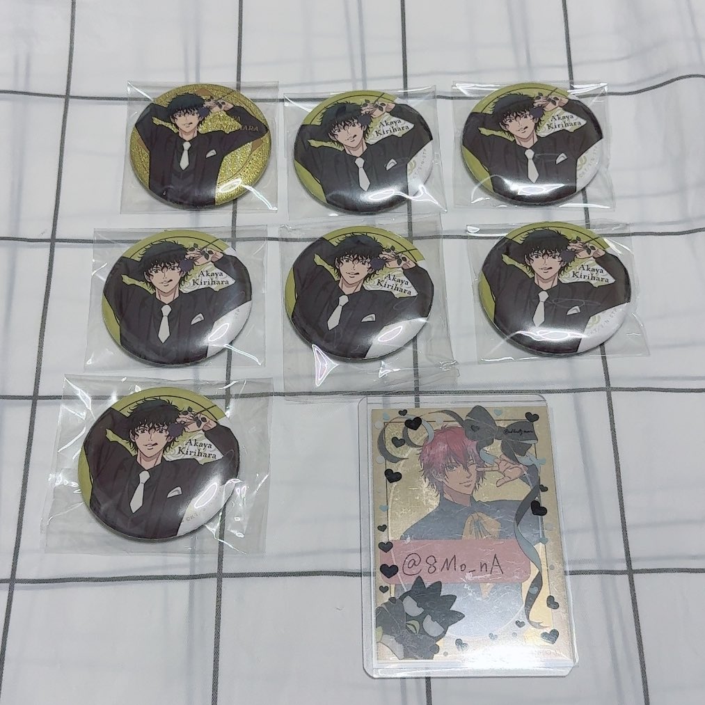 譲渡】テニプリ 新テニ 新テニスの王子様 ブラホワ 缶バッジ 譲 ：切原