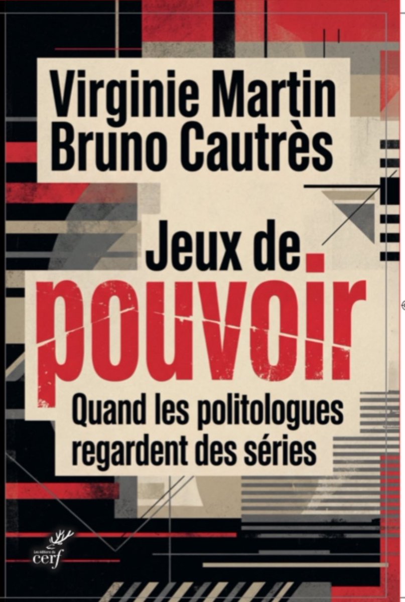 📕💥 Parution de notre dernier livre avec <a href="/BCautres/">Bruno Cautrès</a> 
📺 Vous aimez les séries ?
🗳️ Vous aimez la politique ?
Alors vous aimerez « Jeux de pouvoir » un livre collectif de politologues. Le pouvoir à travers Mad Men, Scandal, Dans l’ombre, Fauda…
Le 20 janvier aux <a href="/EditionsduCERF/">Éditions du Cerf</a>