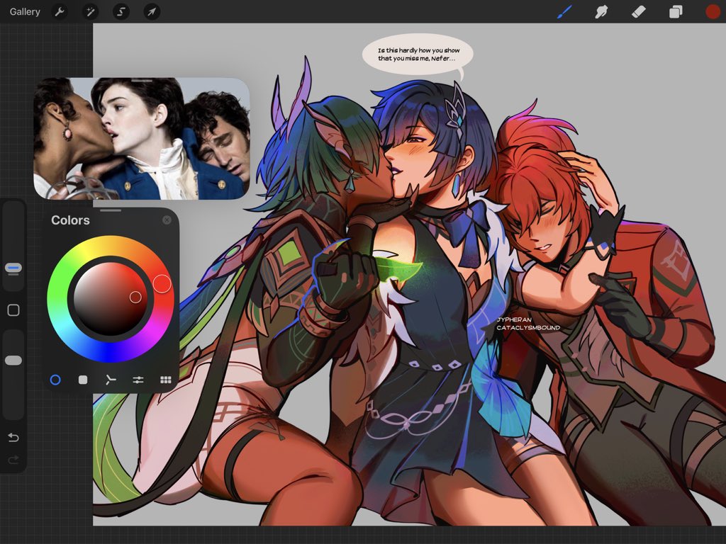 #neferyeluc content for the 4 people that ship it (me included)