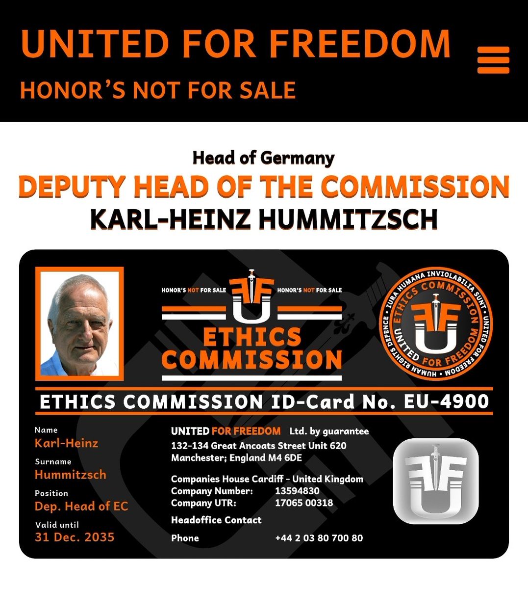 FreeFuellmich's tweet photo. #FreeReinerFuellmich ❤️🔥 ❤️🔥 ❤️🔥
#UnitedForFreedom #KarlHummitz
💠https://t.co/MgJfnpaUgg https://t.co/GasAA0jfKw