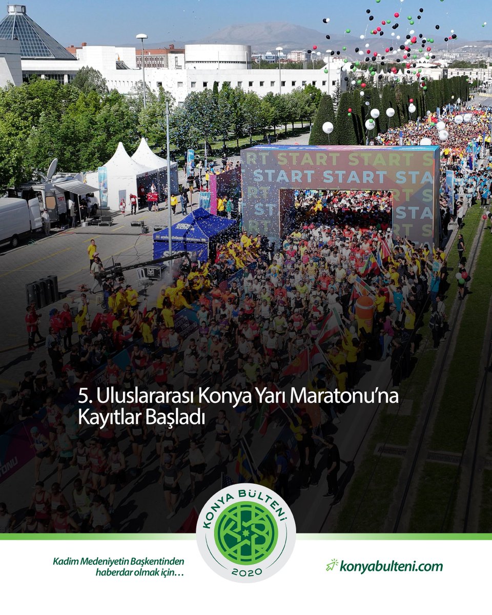5. Uluslararası #Konya Yarı Maratonu’na Kayıtlar Başladı

 Organizasyonla ilgili detaylı bilgiye ve kayıt formuna “konyayarimaraton.com” adresinden ulaşılabiliyor.

#KonyadanHaberinizOlsun #KonyaiçinözelKonyayaözel #HareketinMerkezindeOl #KonyaYariMaratonu2025