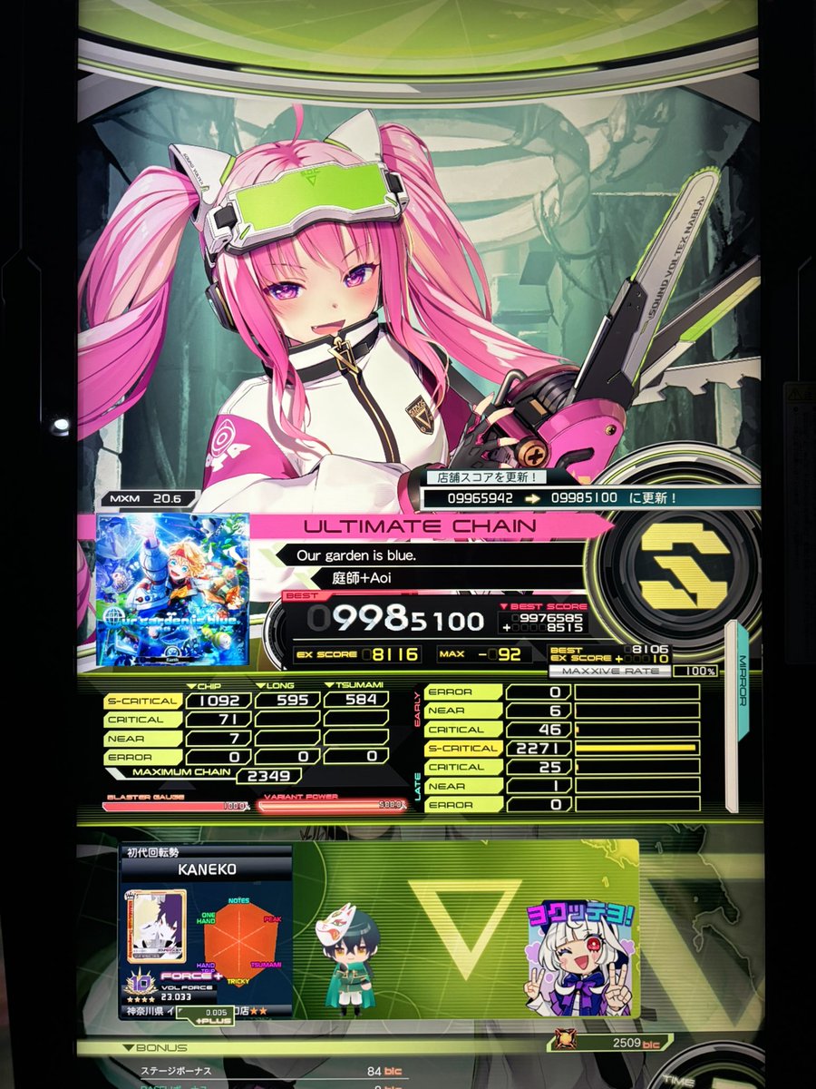 たけちゃん★フォロー割引 Our garden初UCでVF23.033！ VF上げるモチベあります