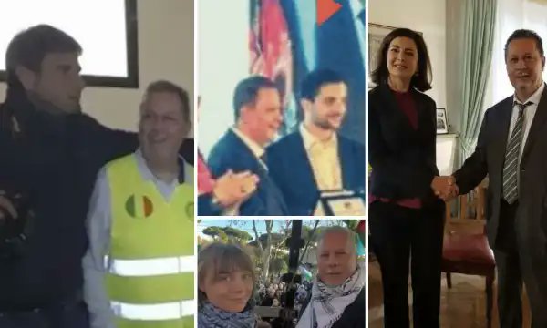 FilippoFacci1's tweet image. Il capo della cellula italiana di Hamas in buona compagnia.