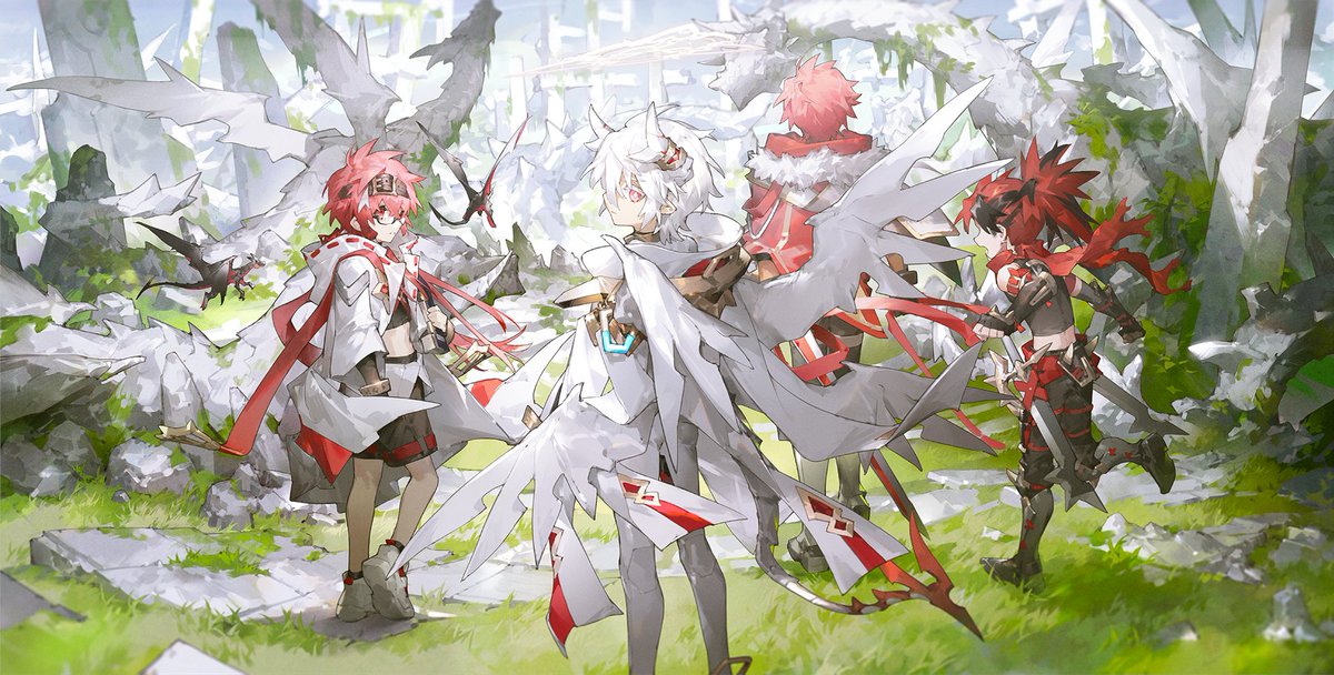 Agatsuma_Rochan's tweet photo. 忘却の庭
今年の1227エルス誕生日もおめでとう🍀🍀🍀
#Elsword https://t.co/D13dDQV1ax
