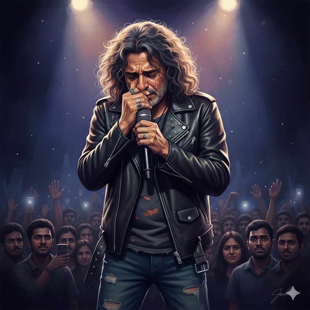 It is heartbreaking to see James Bhai being forced to sing while in mourning. Mental health and personal life should always come before the performance. I protest against this heartless and unprofessional move by the organizers. #StandWithJames #NagarBaul #BangladeshMusic