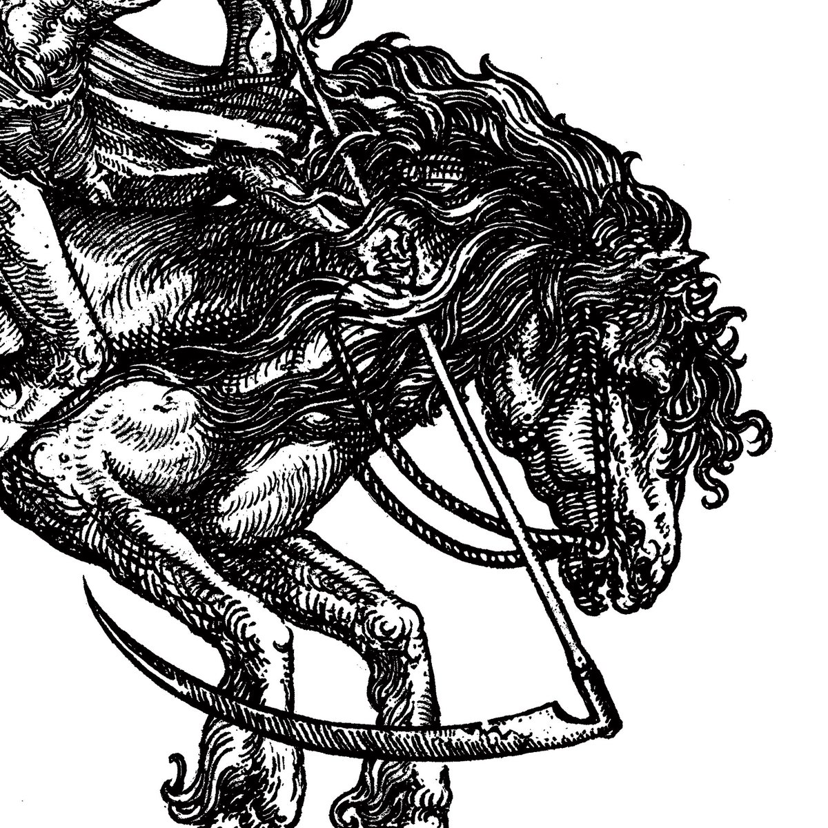 GrigoryevArt's tweet photo. The four horses of the Apocalypse.

#inkdrawing #artwork #artemgrigoryev https://t.co/aK4NxNXzW1