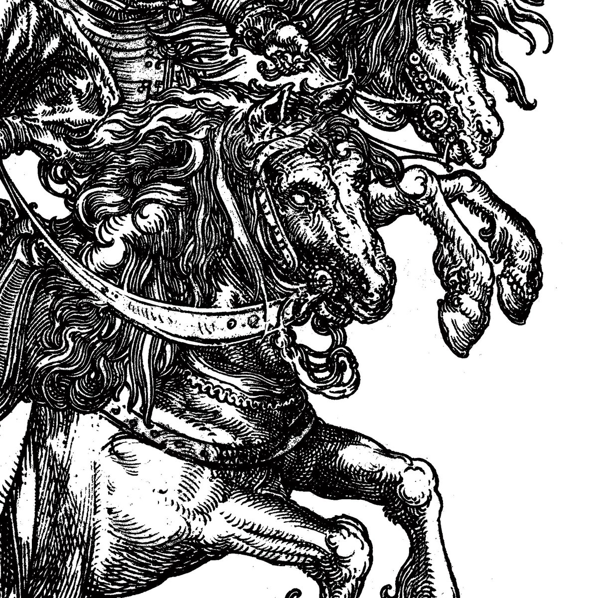 GrigoryevArt's tweet photo. The four horses of the Apocalypse.

#inkdrawing #artwork #artemgrigoryev https://t.co/aK4NxNXzW1