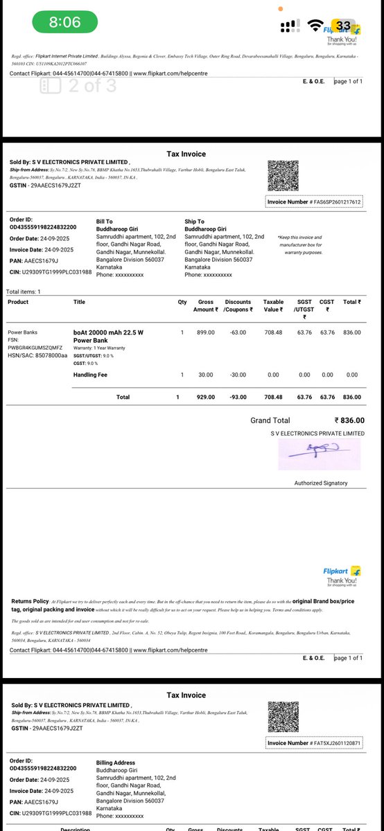 GiriBuddharoop's tweet photo. @boAtSupport1 Still unable to submit warranty claims. Contact number: 9078802522. Please assist. https://t.co/3CVE0YpVRB