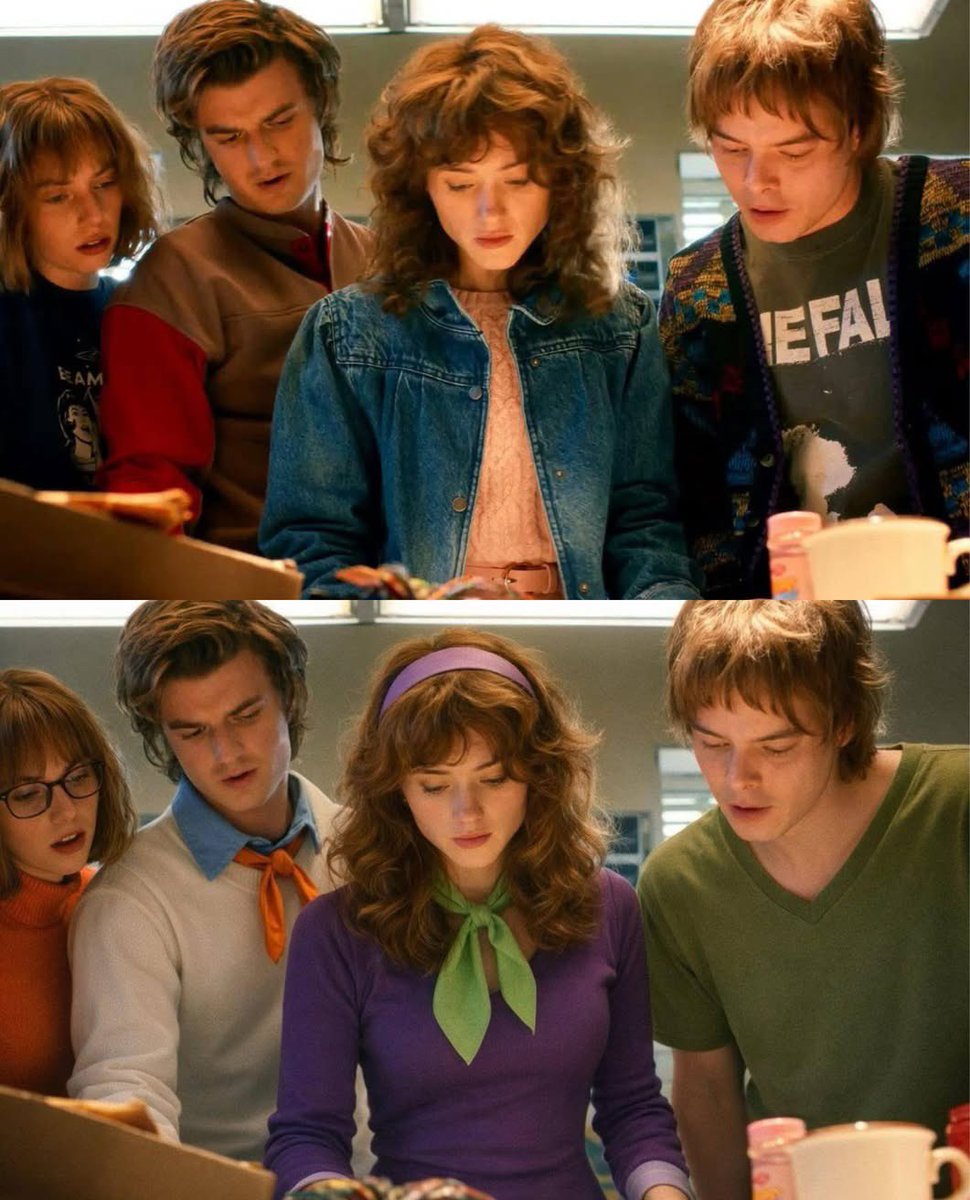 joaoguillll's tweet image. Não ironicamente esse seria um bom elenco pro live-action do Scooby-Doo.