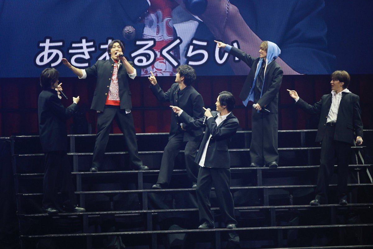 handsomefes's tweet photo. #ハンサムライブ2025 の記念すべき幕開き公演の日替わりは

#青柳塁斗
#猪塚健太
#植原卓也
#平間壮一
#松島庄汰
#水田航生　で「キミノリズム」お届けしました🎤

フレッシュな6名のキミリズをぜひ何度でもお楽しみください😌✨

🎫アーカイブ配信スタート📣
https://t.co/V5B2Gay9ES https://t.co/sx34alFQiL