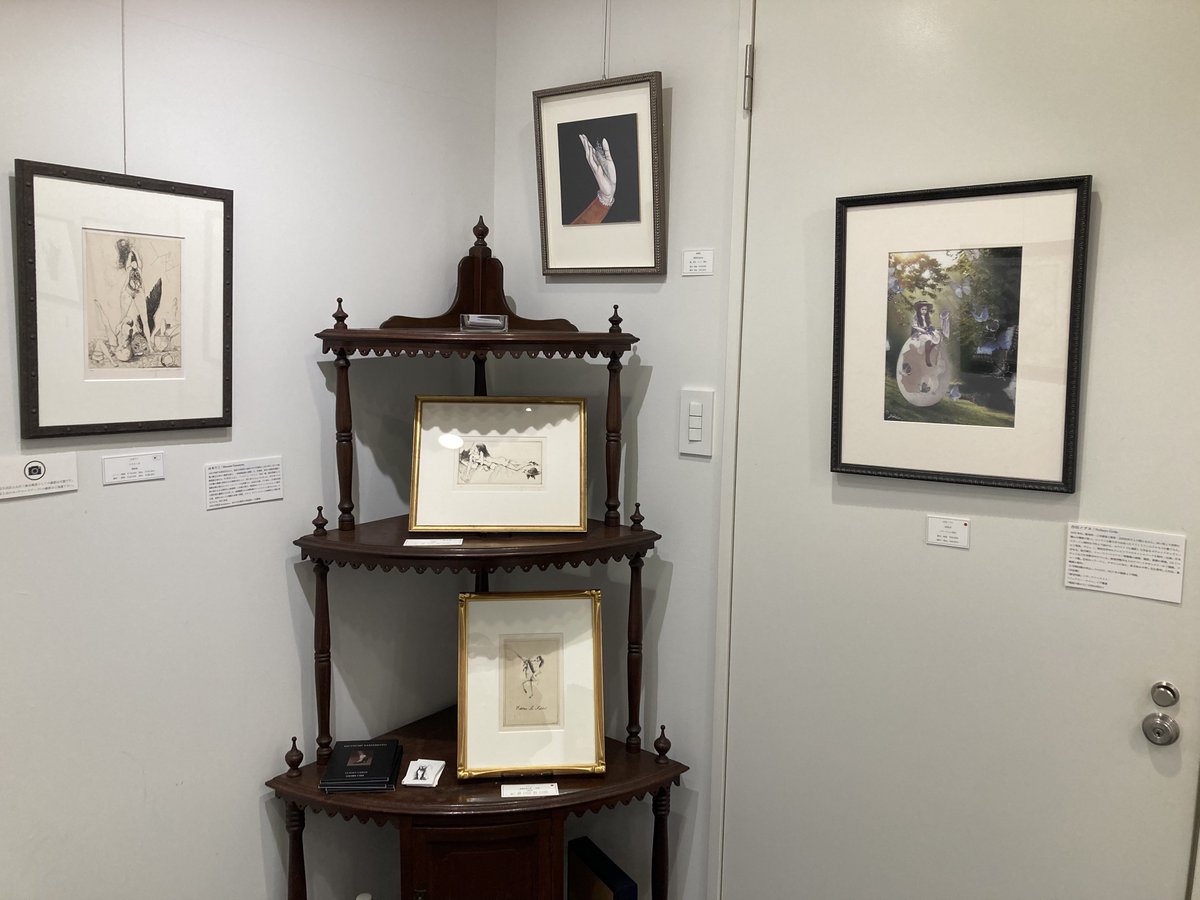 本日はギャラリーロイユの澁澤龍彦展へ。

どの作品も繊細で美しく澁澤龍彦の世界を表現しており、桑原さんのスコープ作品には特に目を奪われました😳
（ライトを上から当てた時と下から当てた時とで見える景色が違う）

念願のロイユさんにようやくお伺いでき、感無量でした🌛