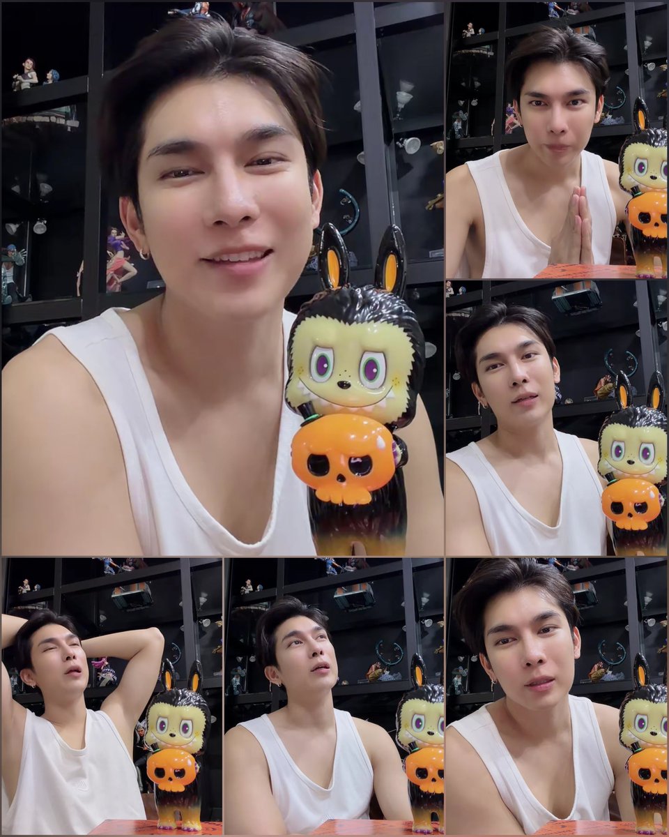 yunpiMS's tweet image. お友達のおかげで
みゅうくんの久しぶりのTikTokLIVE
途中からだけどみれたよー！
LABUBU 可愛いねぇ🥹

なにより仮面ライダー1号のスーツが初期のソフビはなかなか貴重🥹🩷
(スクショ出来なかった😅)
私も欲しい！
そしてみゅうくんは とってもめんこい！！🥹

@MSuppasit 
#MewSuppasit
#มิวศุภศิษฏ์