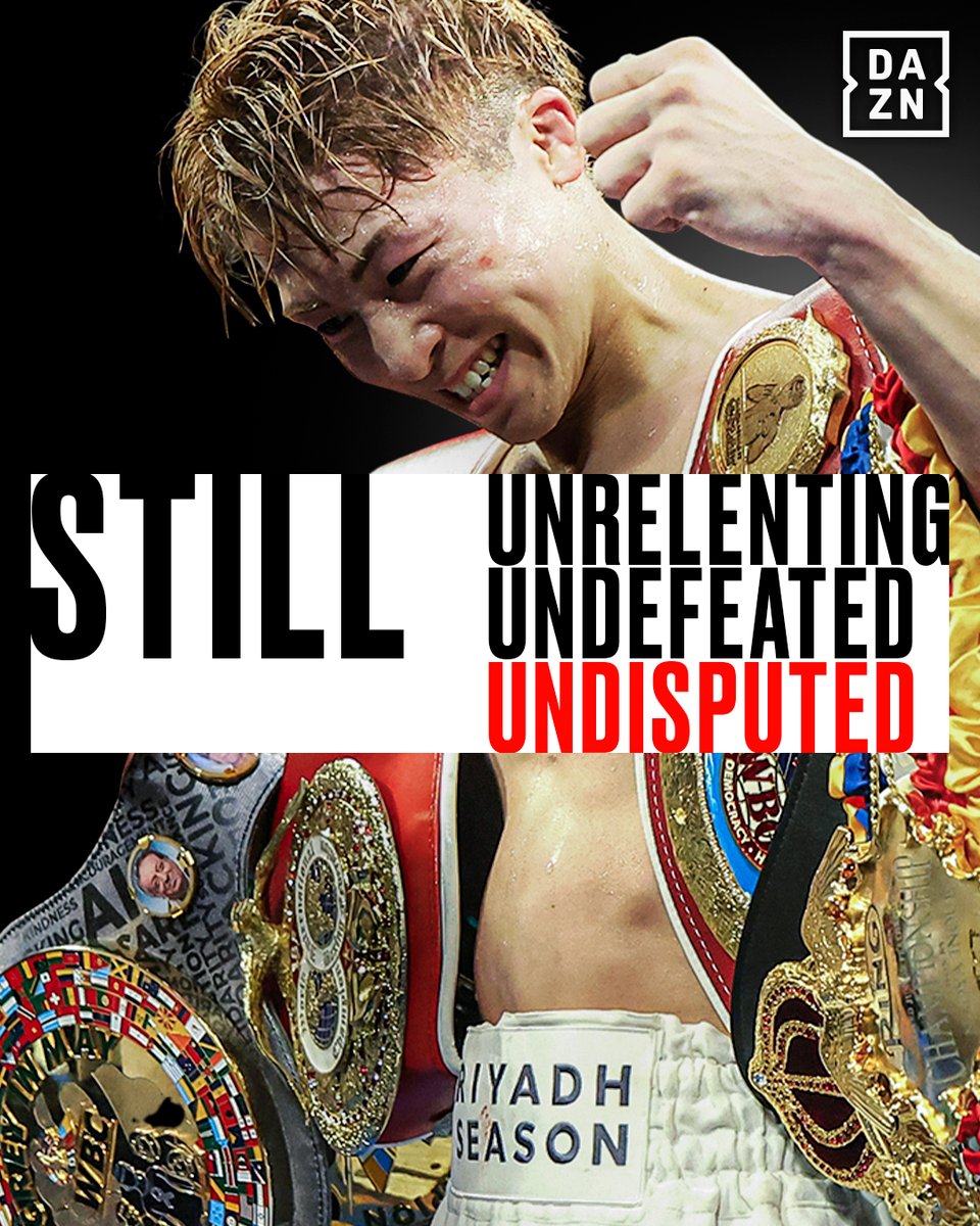 DAZNBoxing's tweet image. 𝐒𝐈𝐌𝐏𝐋𝐘 𝐓𝐇𝐄 𝐁𝐄𝐒𝐓 👑 @naoyainoue_410 

#RINGV: Night of the Samurai | @RingMagazine