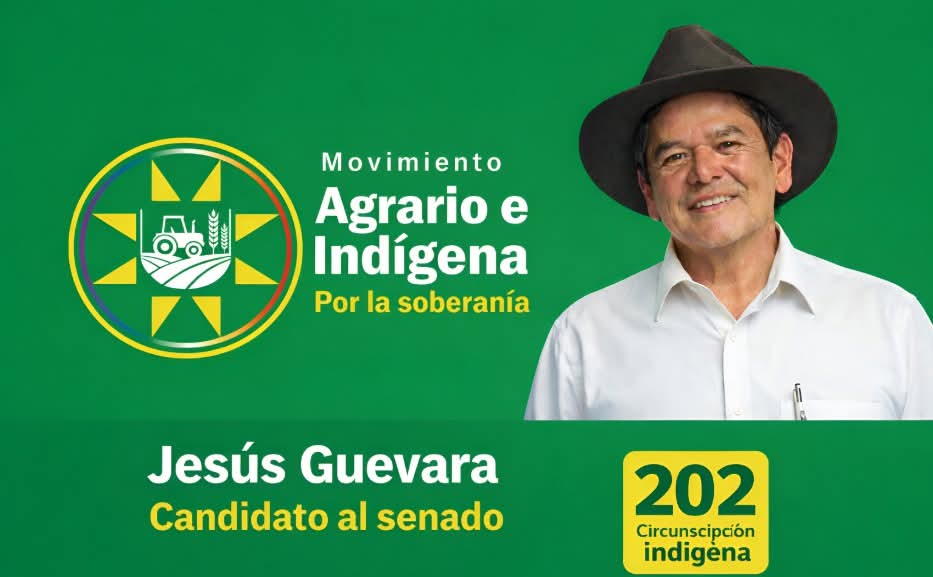 Un honor hacer parte de esta lista de indígenas y campesinos luchadores por la soberanía de Colombia. 
Orgullo de compartir con el líder agropecuario Richard Fuelantala, y con el pueblo Wayuu que ha luchado contra multinacionales y el despojo de sus tierras en la Guajira.
