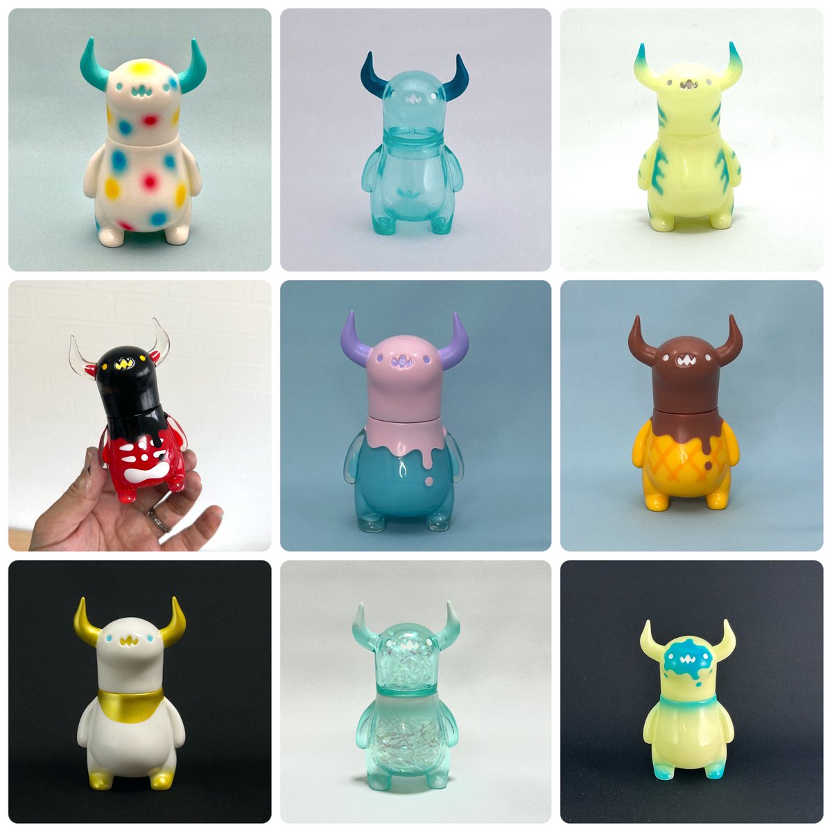 デモンソフビ 3点セット DEMON デザフェス デモン ソフビ 上の空怪獣ボー 上の空怪獣ボー