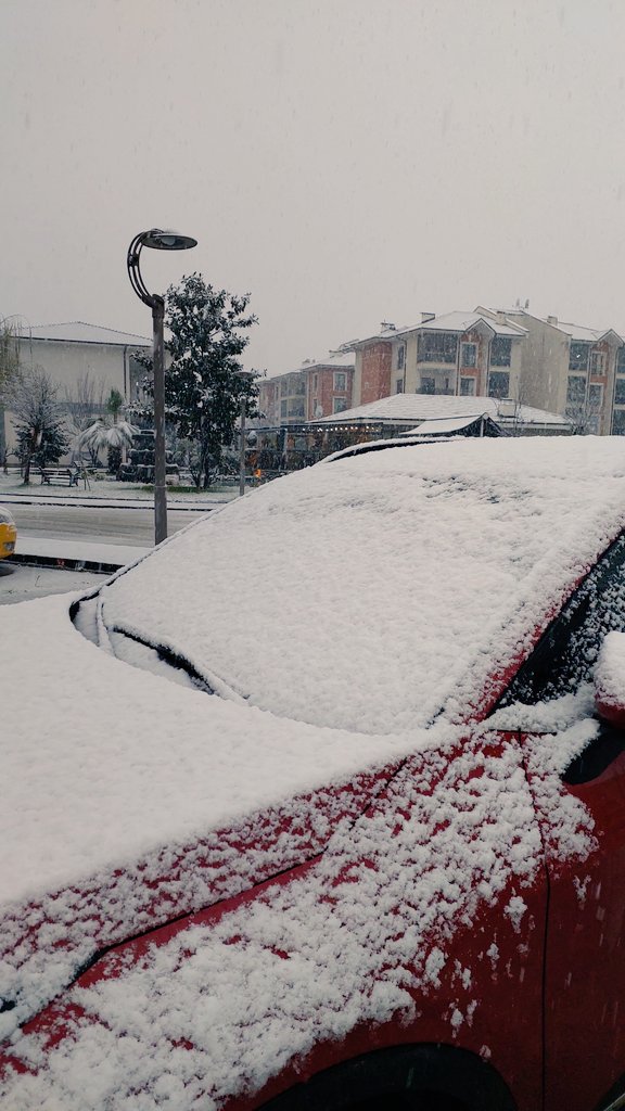 Bahsettiğim kar😍❄️☃️