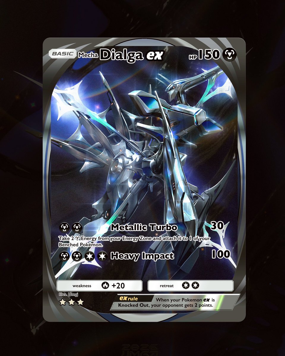 Mecha Dialga 
#pokemon #pokemonfanart #PokemonTCG