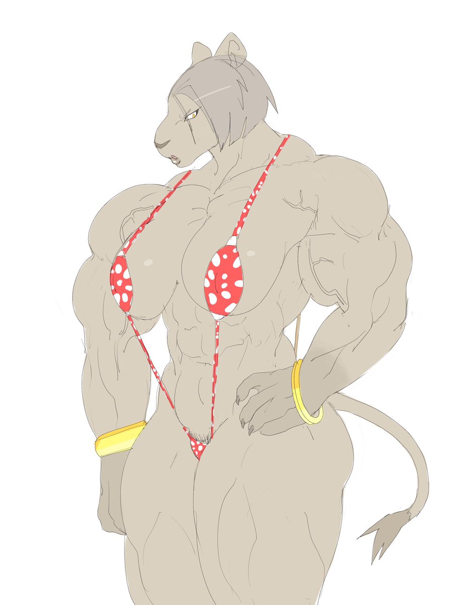 Wow I’m not dead
I love lionesses so here is a beeg lioness
Santa bikini edit too since i need something winter themed