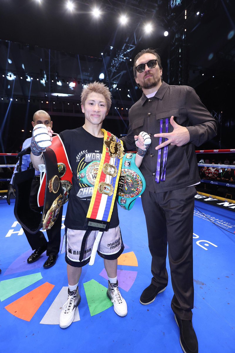 Ringside_Fracas's tweet image. Inoue 🇯🇵 x Usyk 🇺🇦 

Undefeated, undisputed and P4P 👑