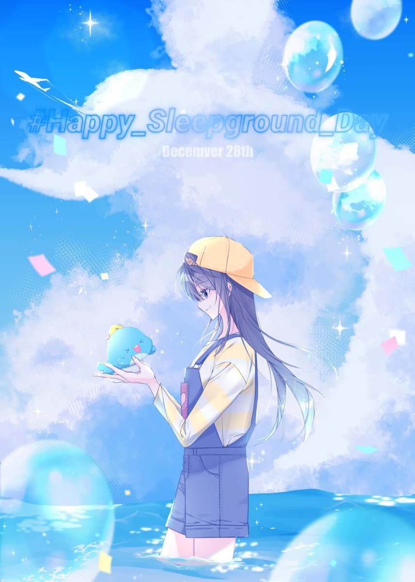 #HAPPY_Sleepground_DAY
#잠뜰의_생일엔_바다를_선물하자

잠뜰님 생일 너무 축하드려요🐳🩵
