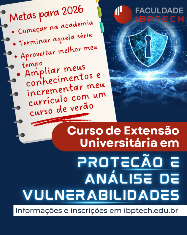 IbptechEduca's tweet photo. O Curso de Extensão Universitária em Gestão, Proteção e Análise de Vulnerabilidades visa o desenvolvimento de habilidades para a compreensão e aplicação dos princípios fundamentais da Segurança da Informação, desenvolvendo competências para gerenciar riscos, implementar políticas de segurança eficazes e conduzir análises práticas para proteger as informações nas organizações.

O curso conta com:
 
• Metodologia prática e atualizada
• Professores atuantes na área.
• Acesso à Biblioteca Virtual.
• Práticas remotas.
• Foco nas demandas reais do mercado jurídico e investigativo.
• Certificação por uma instituição especializada em tecnologia.
 
Informações e inscrições em: https://t.co/X7DFSwaSKe

#FaculdadeIBPTECH #Cibersegurança #ProteçãoDeDados #VulnerabilityAnalysis #TI #Segurança