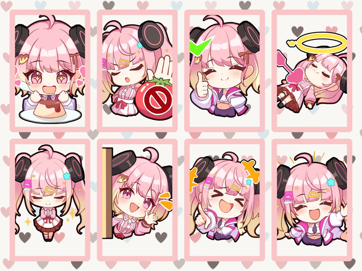 アッシャー様おまとめ❤︎ こちらが缶バッチ全種類 さトゥー様デザイン👀(#0kagerou ) ユナの個性