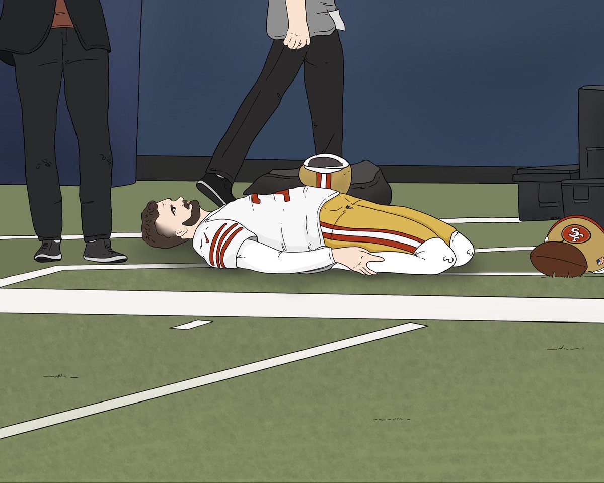 Will my drawings get me to the SB? Day 104
Stretching game day after Christmas be like 😂🤭
What are your expectations for tomorrow? 👀

 #WillMyDrawings #49ers #fttb