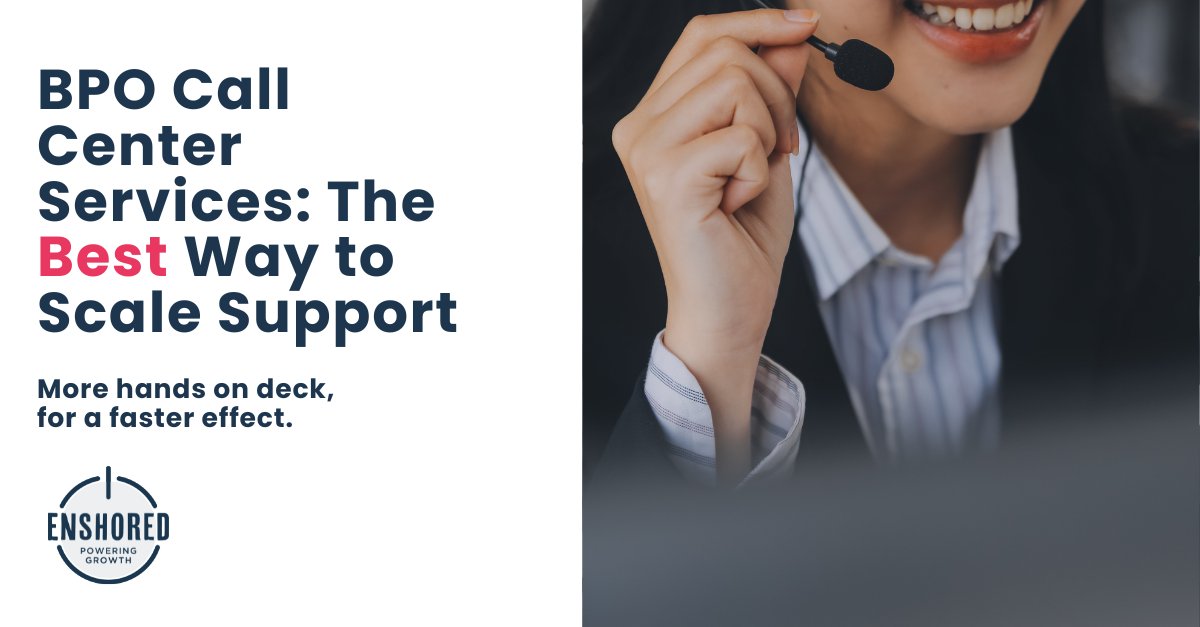 Call center outsourcing helps companies achieve cost reductions up to 50% while simultaneously improving response times and delivering high-quality customer service scores.

See more: na2.hubs.ly/H02NF590

#Enshored #OutsourceWithEnshored