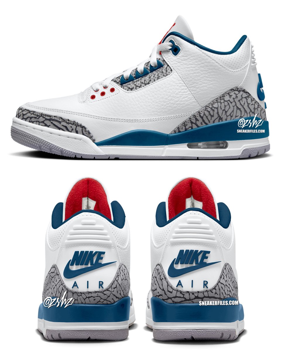True Blue” Air Jordan 3 OG is currently set to RETURN on July 3