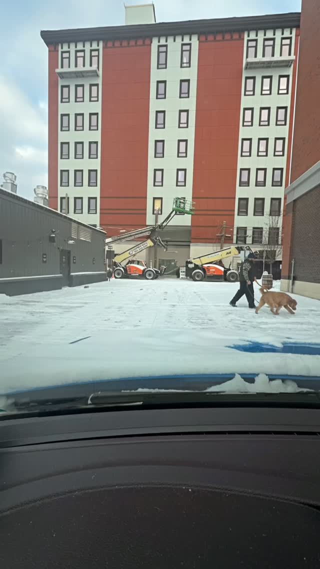 We had a plow guy last year, and then he just stopped showing up, how your doing well bud. ANYWAYS, since that day Frank and I been doing it by hand, hence why it looks like shit. But if you know someone who wants to pick up an account I’d thank them for… bit.ly/4qmNOcc