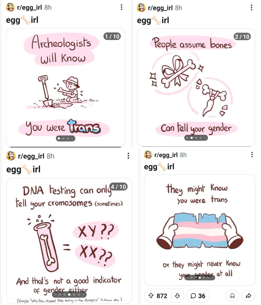 RetardMining's tweet image. Oh wow, archaeologists apparently need a pronoun circle before spotting that massive childbirth pelvis. 😂 Who knew bones came out as non-binary in 2025? 💀