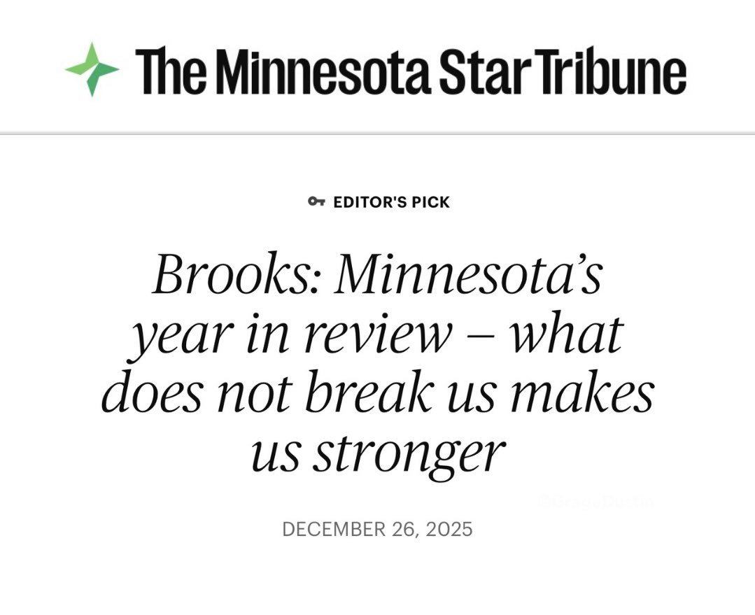 GrageDustin's tweet image. Minnesota’s largest paper just released its Year in Review.

Not a single mention of the fraud consuming our state. This is how the fraud was able to balloon into what it is today.