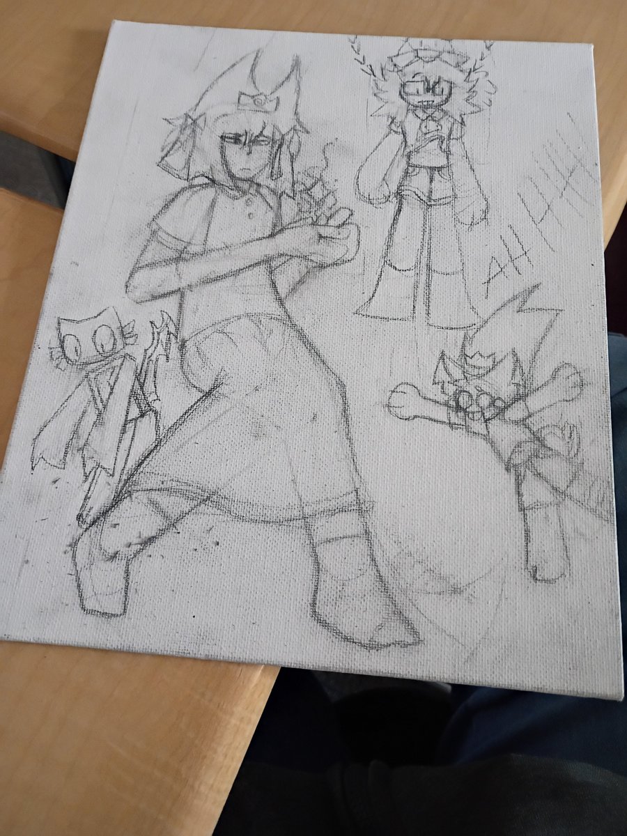 PatriciaRo51239's tweet image. Here's something I drew before school break

#fpe #kevin #cubbie #lizzy #petunia