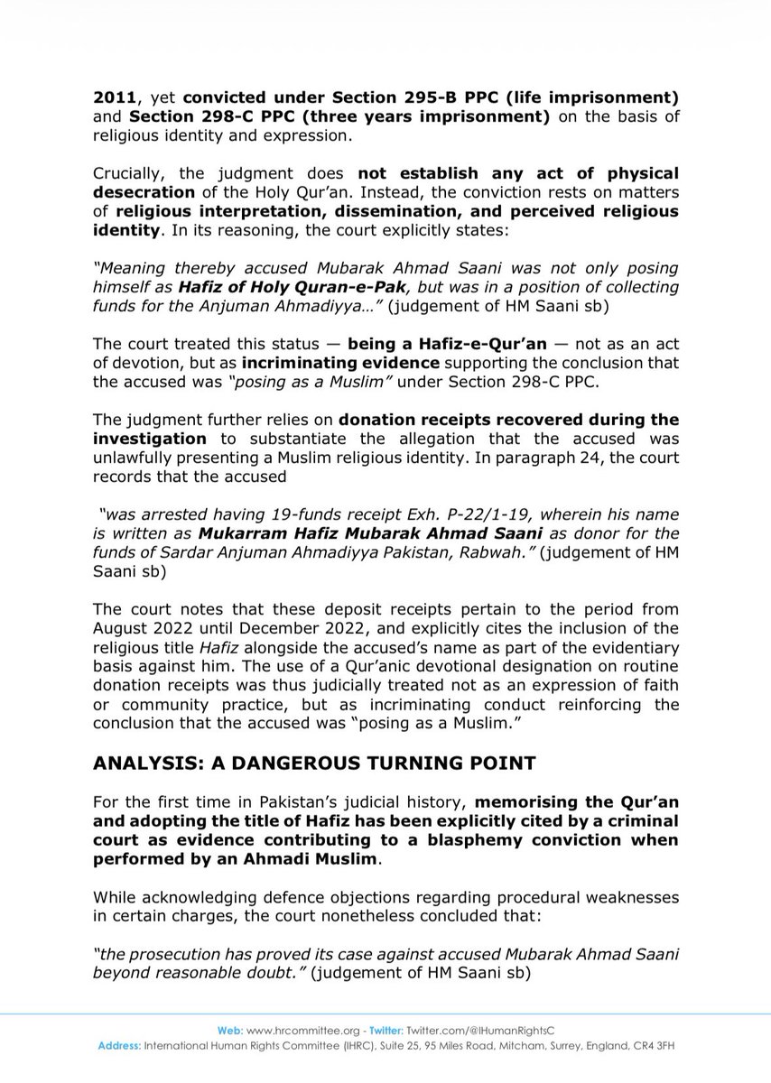 International Human Rights Committee (IHRC) tweet media