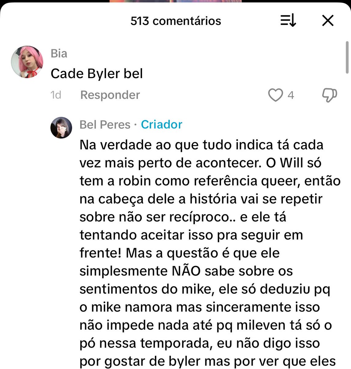 milevenethereal's tweet image. GENTE O TEXTO QUE A BEL PARA MENINAS ME RESPONDEU EU TO CHORANDO DE RIR