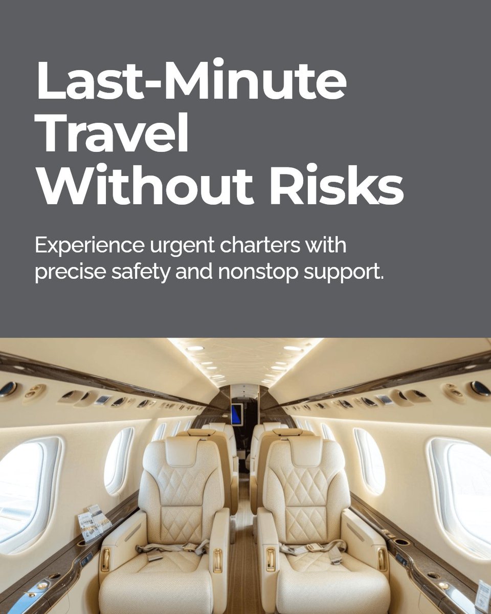 TriumphJets's tweet image. Last-minute travel without compromise. Triumph Jets delivers urgent charters with precision, safety, and 24/7 support. Travel with confidence. #privatejetcharters #privatejetcharter #privatejetlife #readyjetgo #luxurylifestyle #jetsetgo⁠ #lifeofluxury #mychicagopix