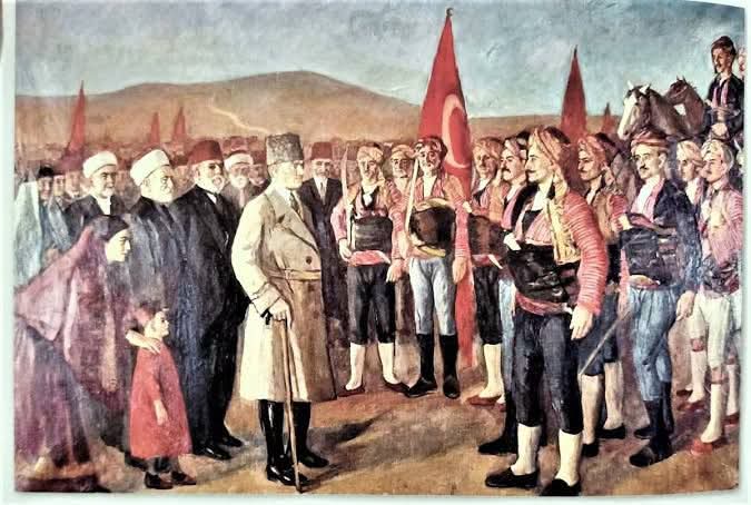 " Arkadaşlar buraya ne için geldiniz ?
- Millet yolunda kanımızı akıtmaya geldik.
Fikrinizde sabit misiniz ?
- And olsun.
Var olunuz. "
27 Aralık 1919

BAŞBUĞ ATATÜRK'ün Ankara'ya gelişinin 106. yılı kutlu olsun✨