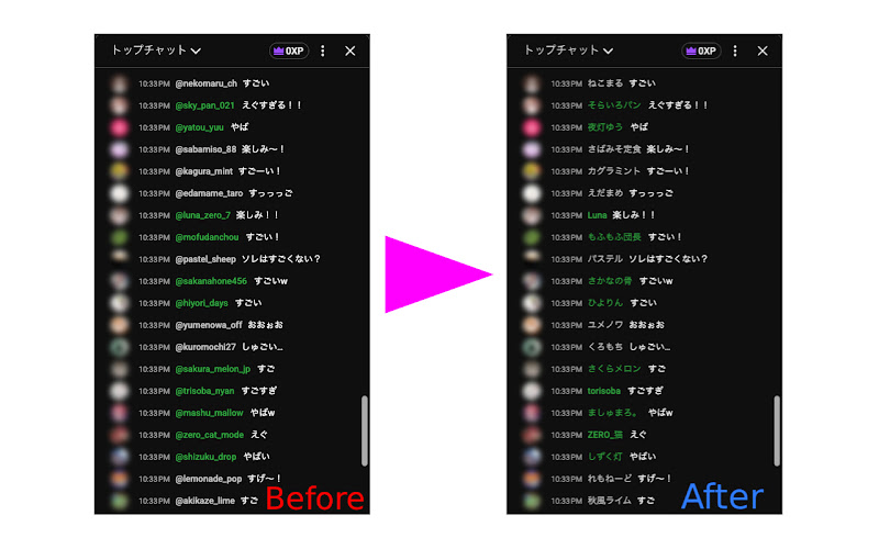 itsayosan's tweet image. akhirnya nemu cara buat balikin chat youtube ke display name instead of @

pake chrome extension ini, masih dev sih.. monggo dicoba2 dan dibaca2 dulu aja
chromewebstore.google.com/detail/hbagkha…
