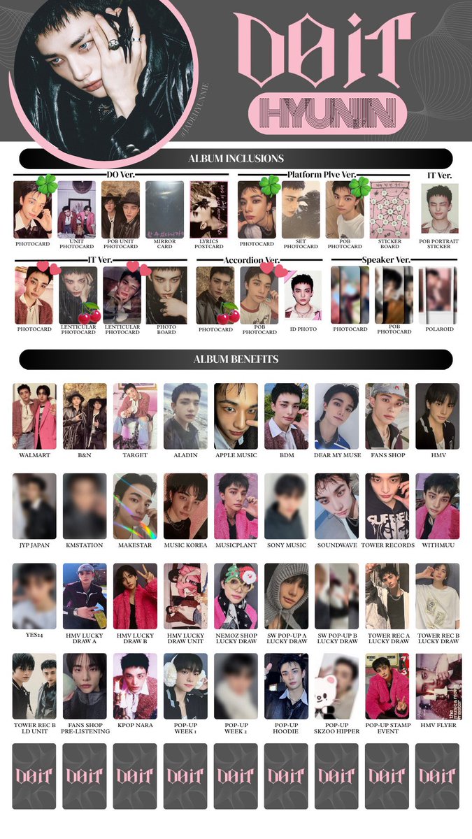 straykids スキズ DOIT 封入 HMV ラキドロ 特典 トレカ 交換 譲